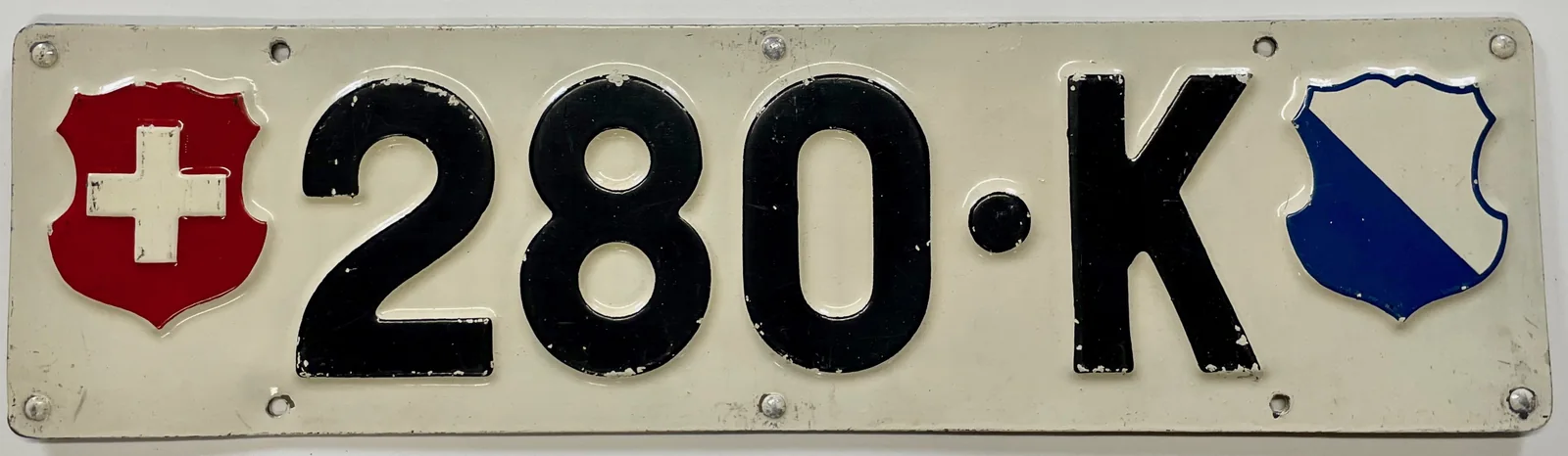 Historische Zürcher Autonummer ZH 280 K